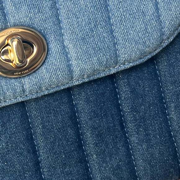 #Coach Blue Marley Top Handle - Picture 15 of 17